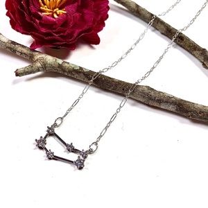 Gemini Necklace, Constellation, Zodiac, Astrology